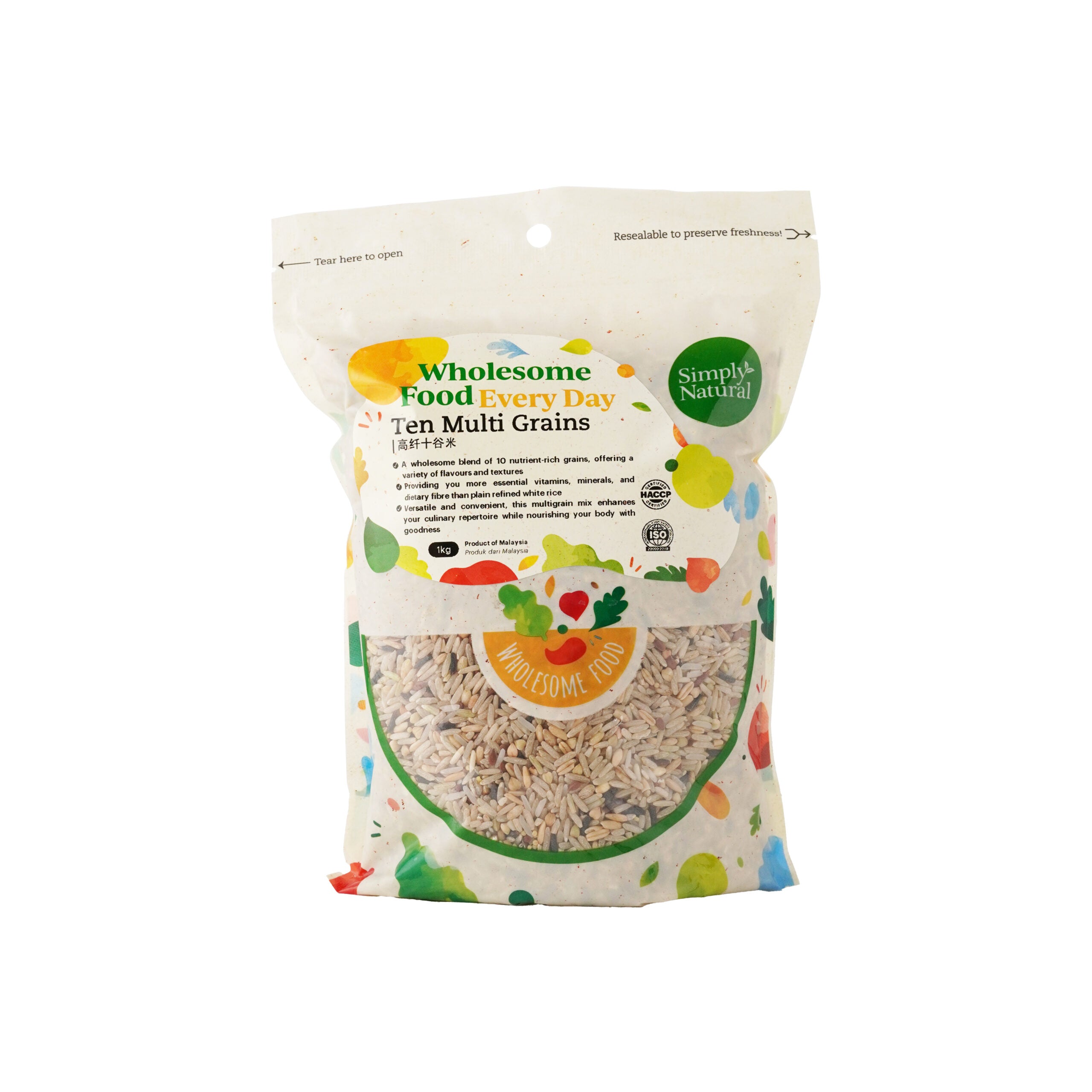 Multigrtain Rice Simply Natural Ten Multigrain/Multi grains Rice 1kg – ZENXIN ORGANIC