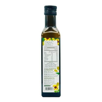 Simply Natural Cold Pressed Organic High Oleic Sunflower & Olive Oli 250ml Italy