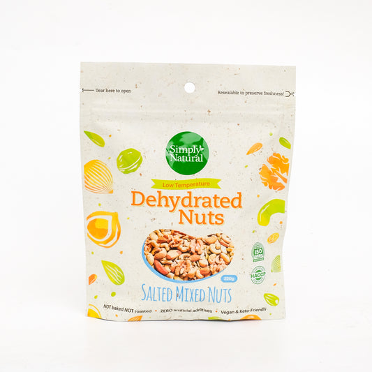 Simply Natural Dehydrated Salted Mixed Nuts 220g