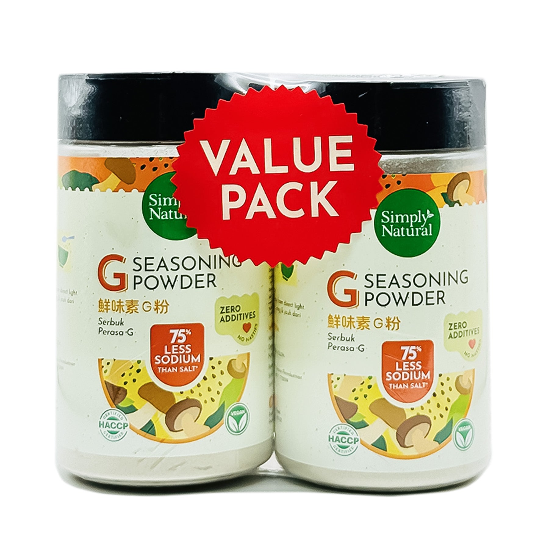 Simply Natural G Seasoning Powder Set 2x170g