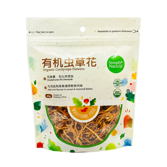 Simply Natural Organic Cordyceps Flowers