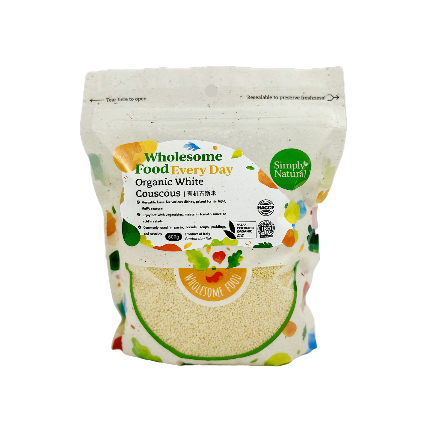 Simply Natural Organic White Couscous 500g