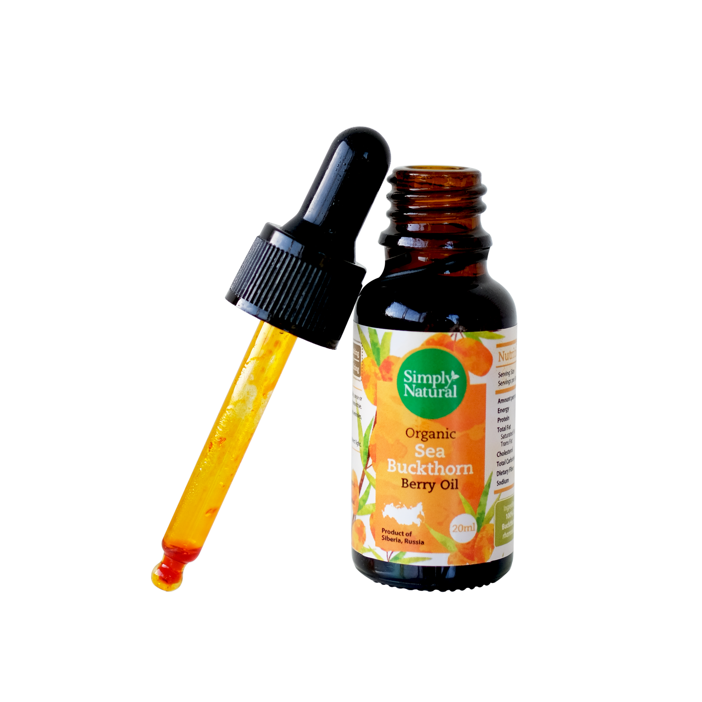 Simply Natural Organic Sea Buckthorn Berry Oil 20ml