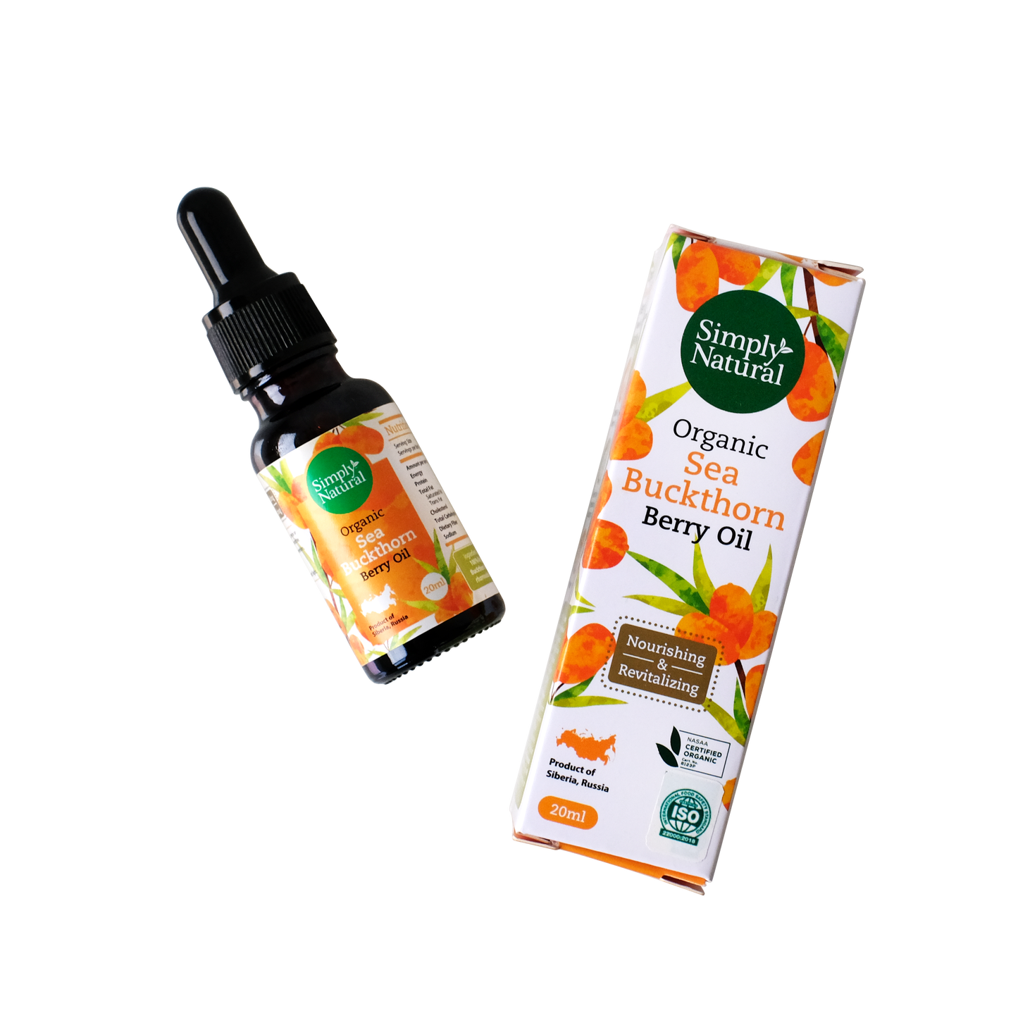 Simply Natural Organic Sea Buckthorn Berry Oil 20ml