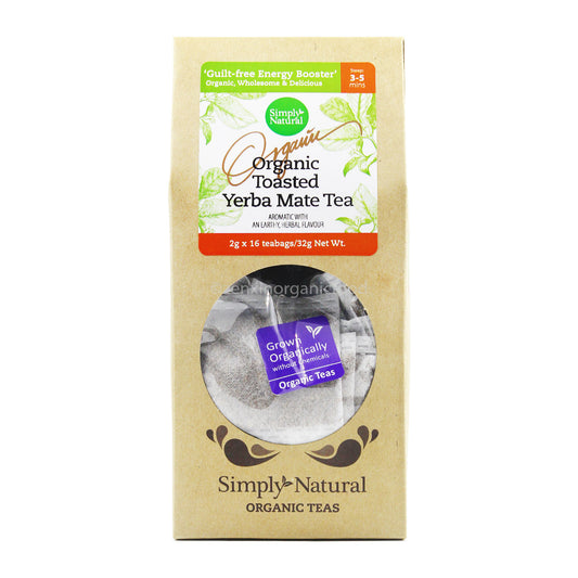 Simply Natural Organic Toasted Yerba Mate Tea 32g