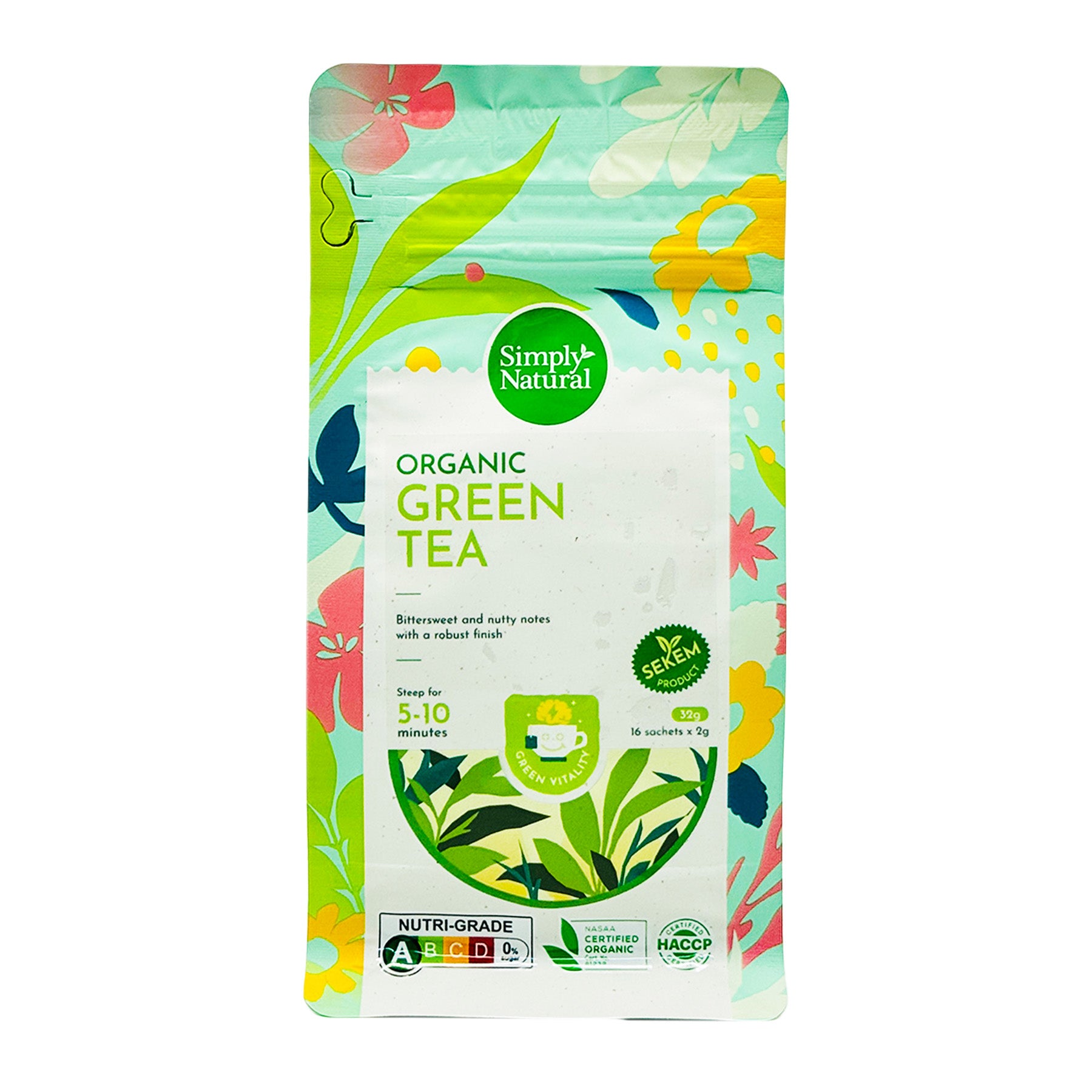 Simply Natural Organic Green Tea 16x2g – ZENXIN ORGANIC