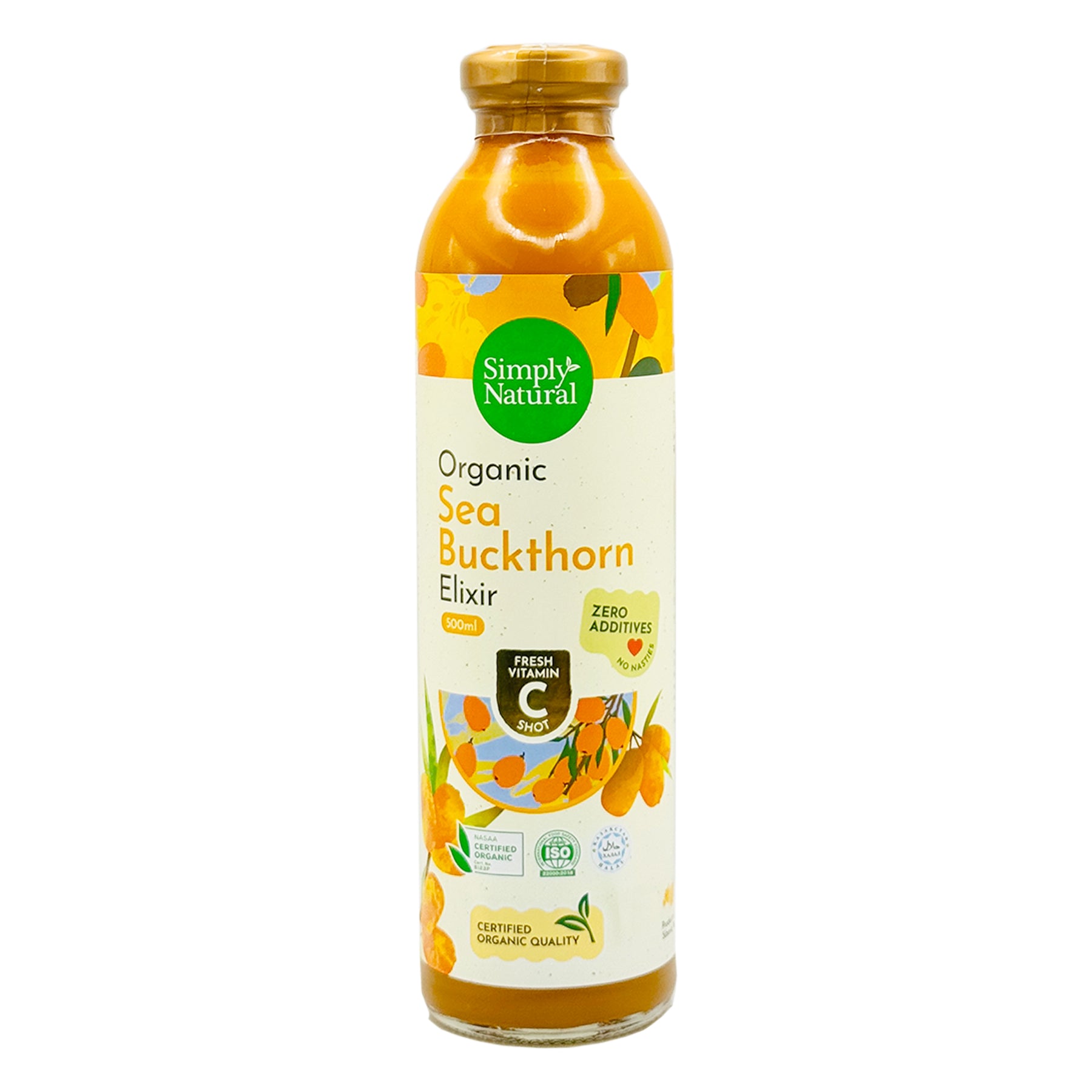Simply Natural Organic Sea Buckthorn Elixir 500ml – ZENXIN ORGANIC