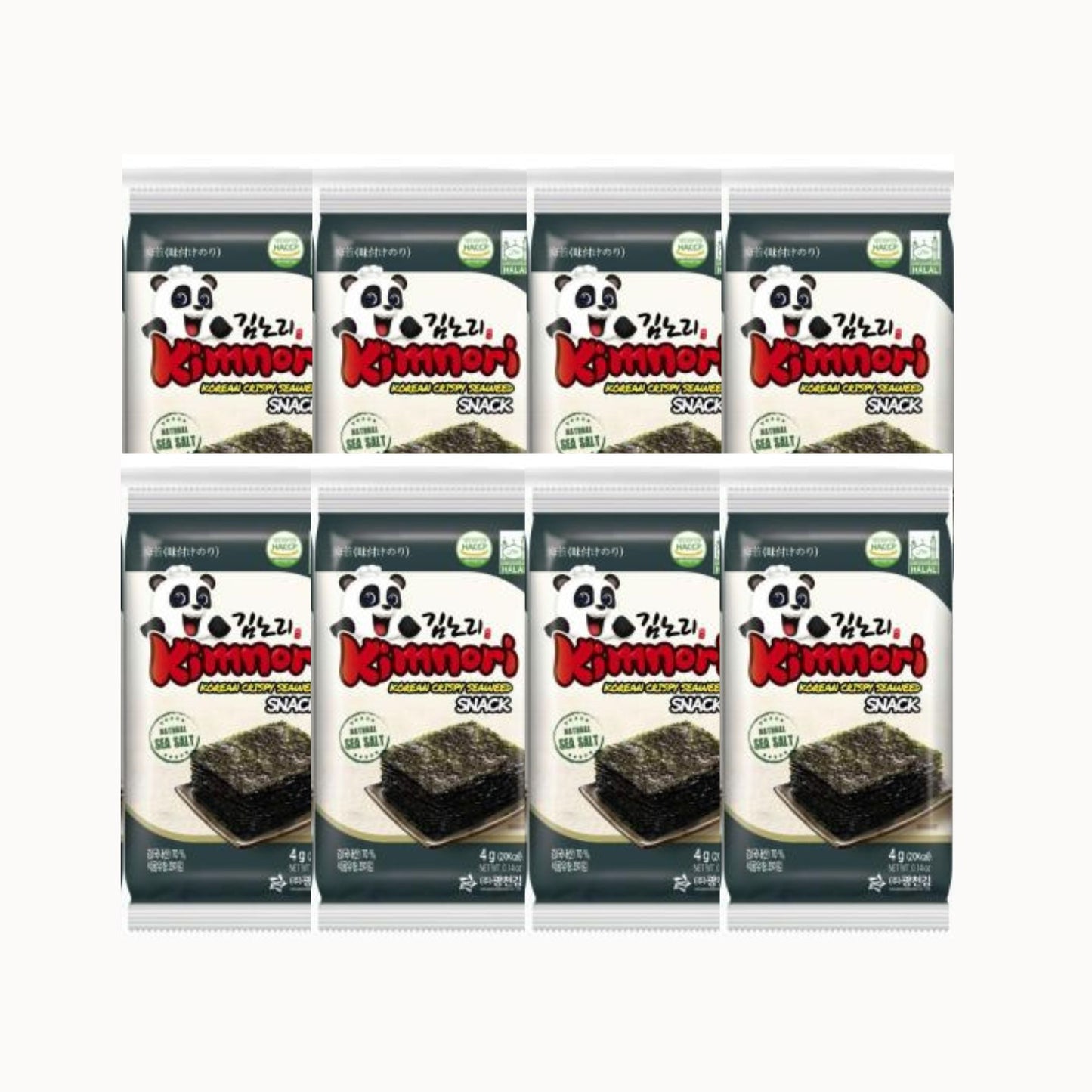 Kimnori Korean Crispy Seaweed Original 4g x 8