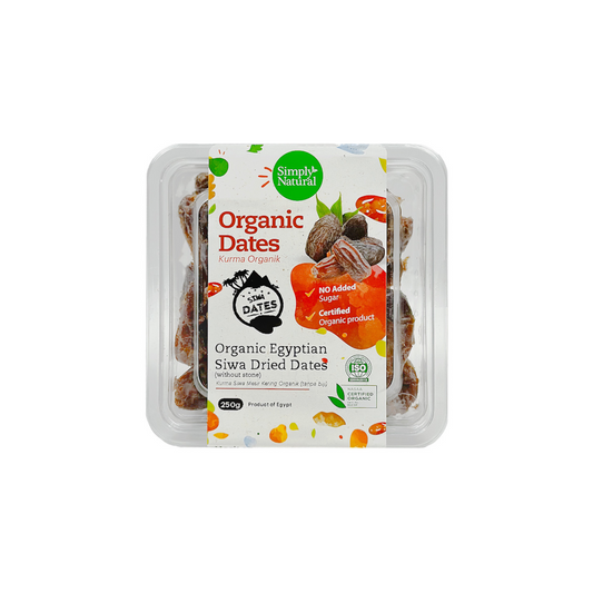 Simply Natural Organic Egyptian 'Siwa' Dried Dates (Without Stone) 250g