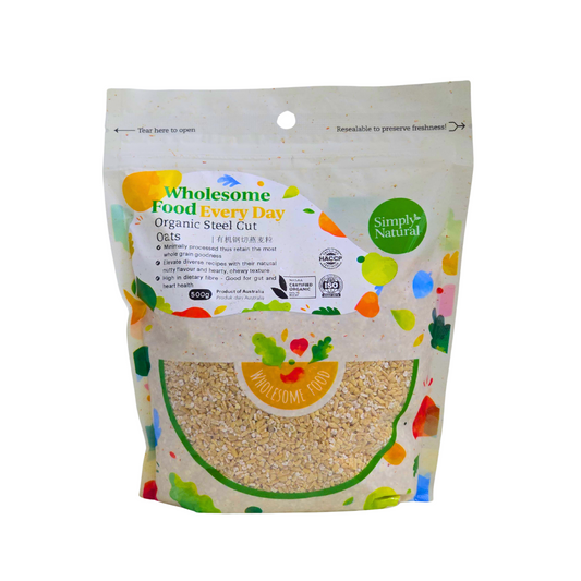 Simply Natural Organic Steel Cut Oats 500g