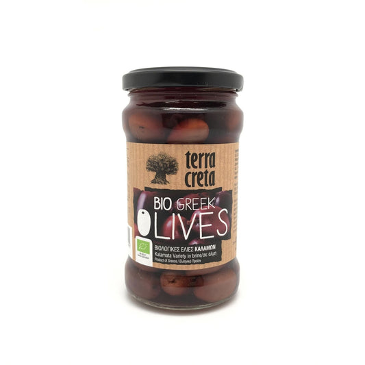 Terra Creta Organic Greek Olives 160g Greece