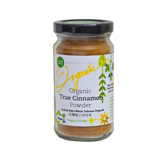 Simply Natural Organic True Cinnamon Powder 80g