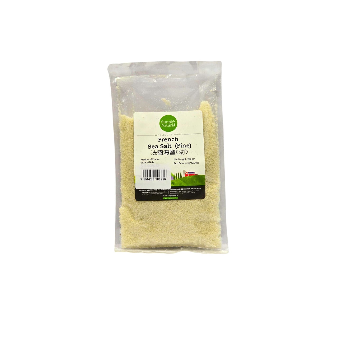 Simply Natural French Sea Salt Fine (Packet) 200g