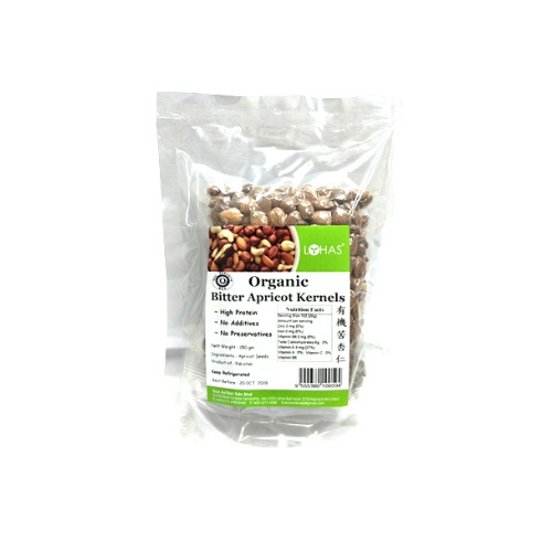 Lohas Bitter Organic Apricot Kernels 150g