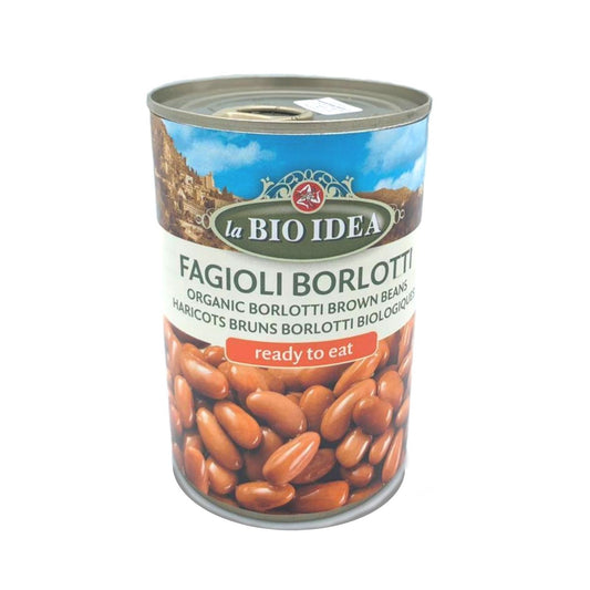 La Bio Idea Fagioli Borlotti Organic Borlotti Brown Beans Haricots Bruns Borlotti Biologiques 400g