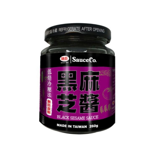 SauceCo Natural Black Sesame Paste 260g Taiwan