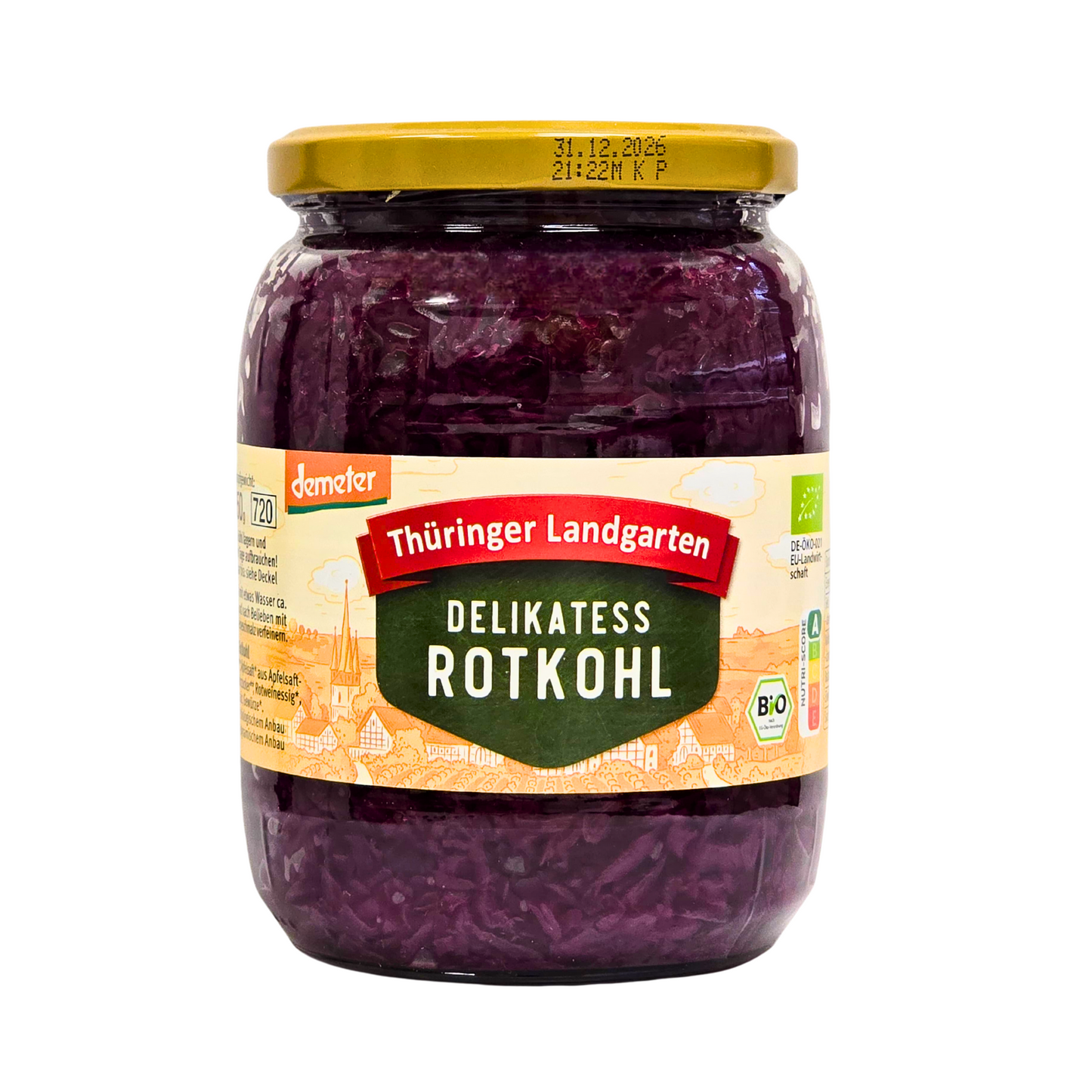 Demeter Thüringer Landgarten Rotkohl Red Cabbage