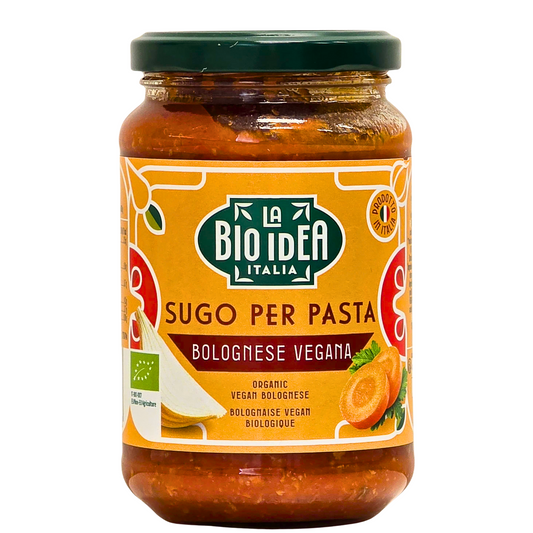 La Bio Idea Organic Sugo Per Pasta Pasta Sauce Bolognese Vegana 340g