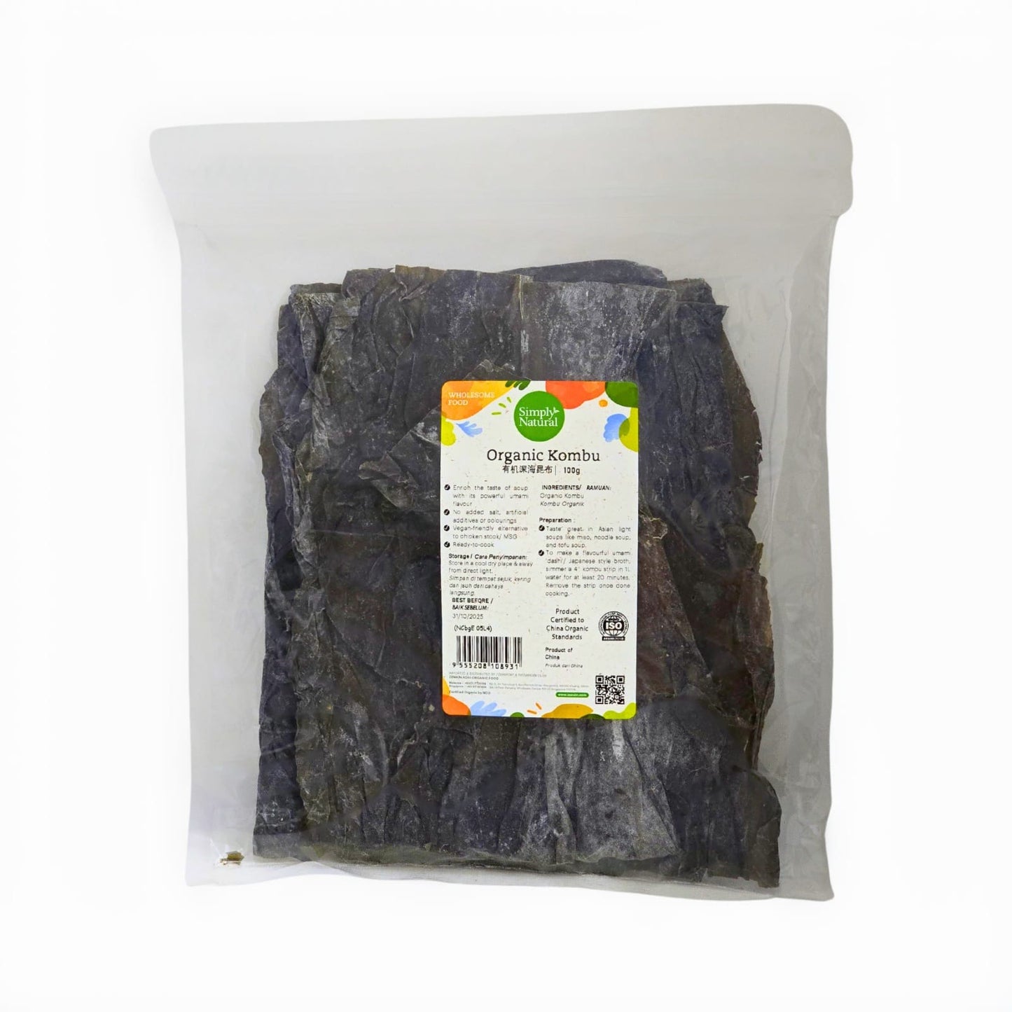 Simply Natural Organic Kombu 100g