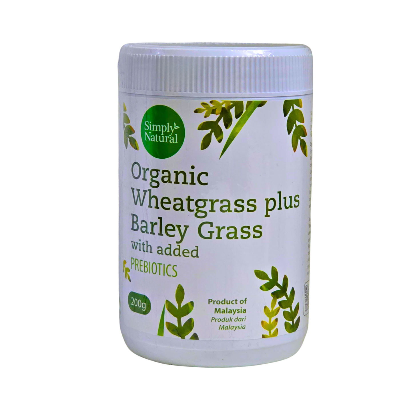 Simply Natural Organic Wheatgrass Plus Barley Grass Powder 150g