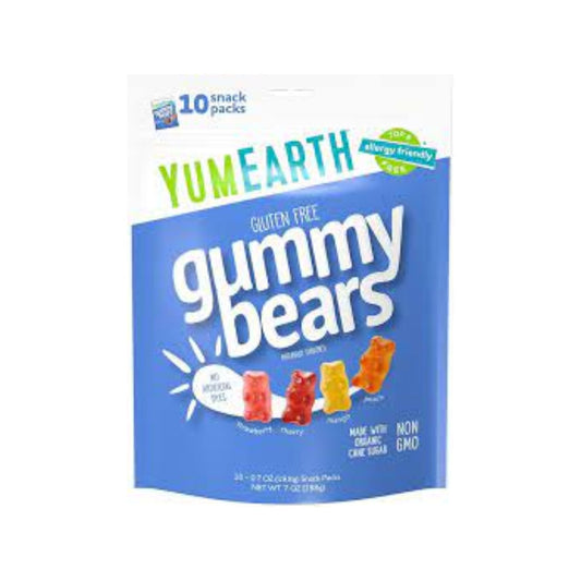 YUM Earth Gluten Free Gummy Bear 10x19.8g