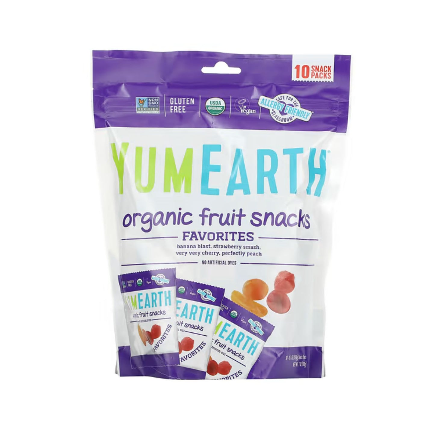 YUM Earth Organic Fruit Snack 10x19.8g