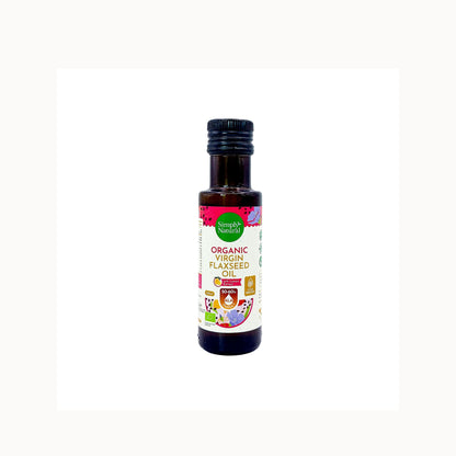 Simply Natural Organic Virgin Flaxseed Oil with Lemon Extract EA 100ml