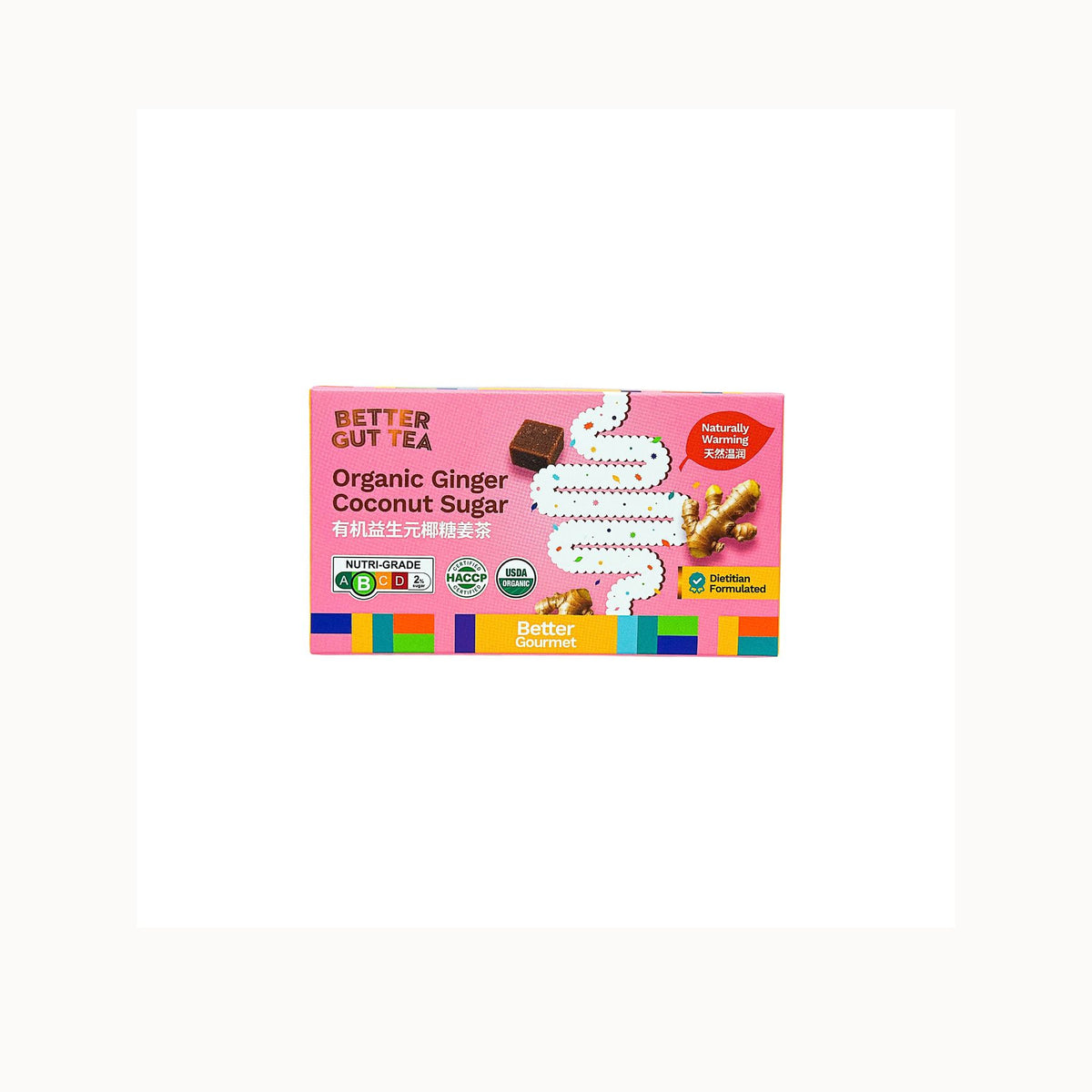 Better Gourmet Better Gut Tea Org Ginger Coconut Sugar EA 120g