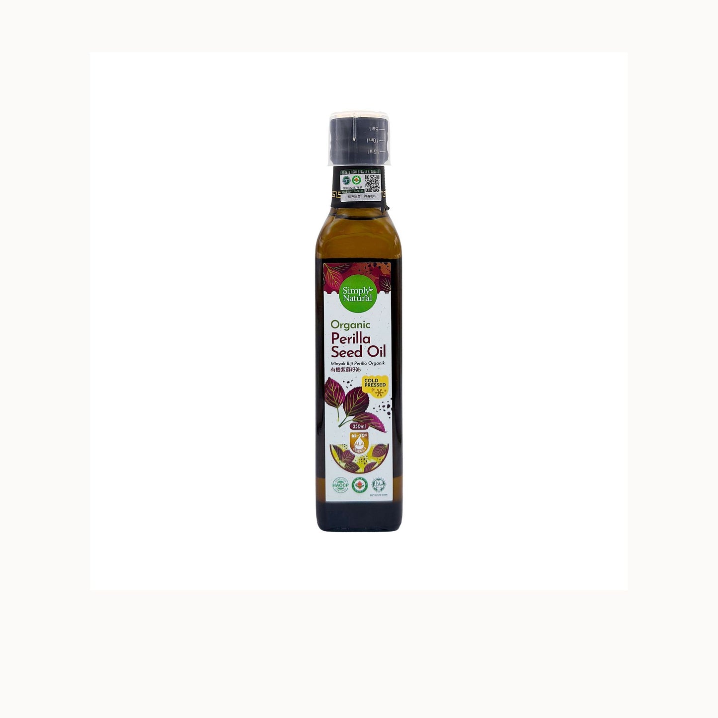 Simply Natural Organic Perilla Seed Oil 250ml