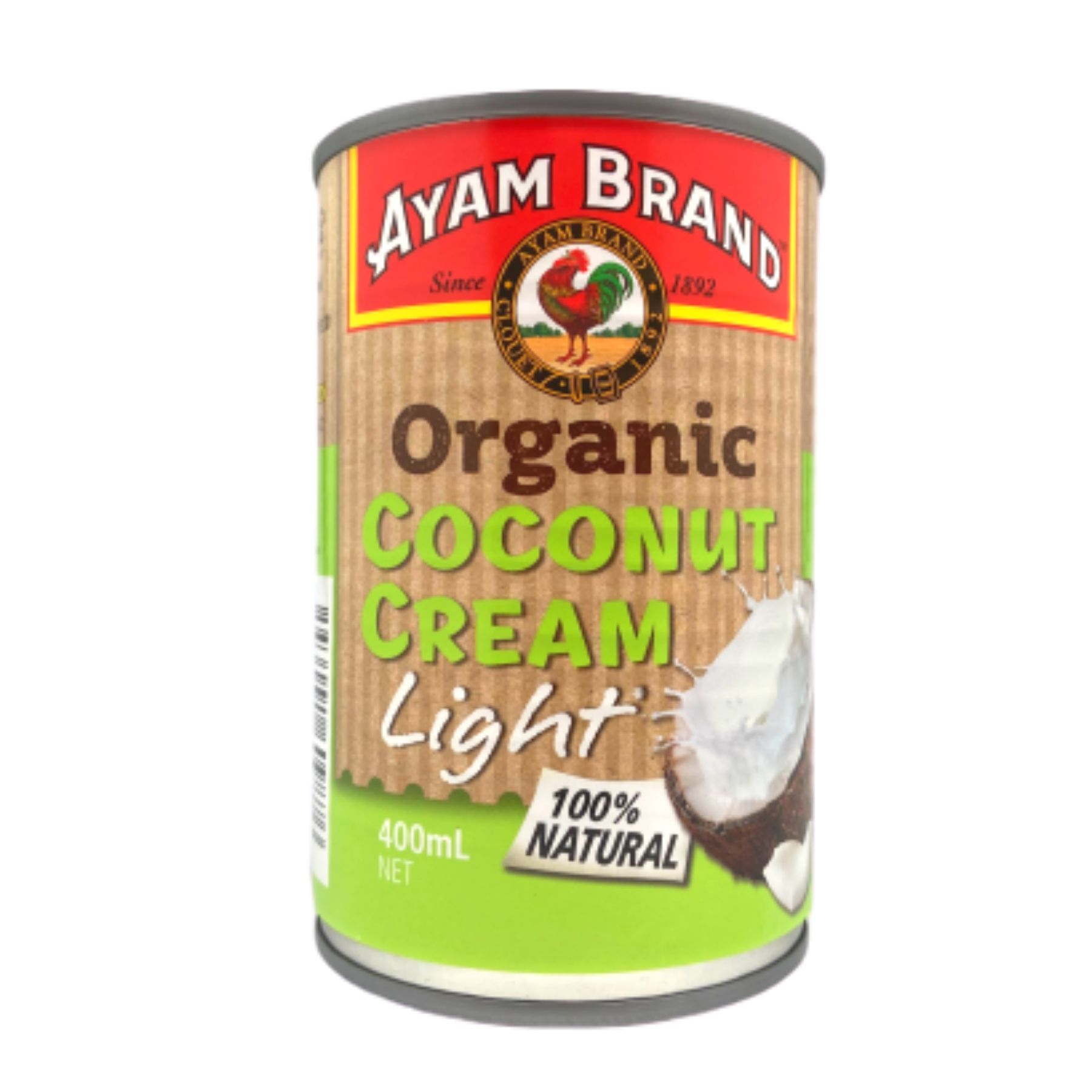 Ayam Brand Organic Coconut Cream Light 400ml – ZENXIN Singapore