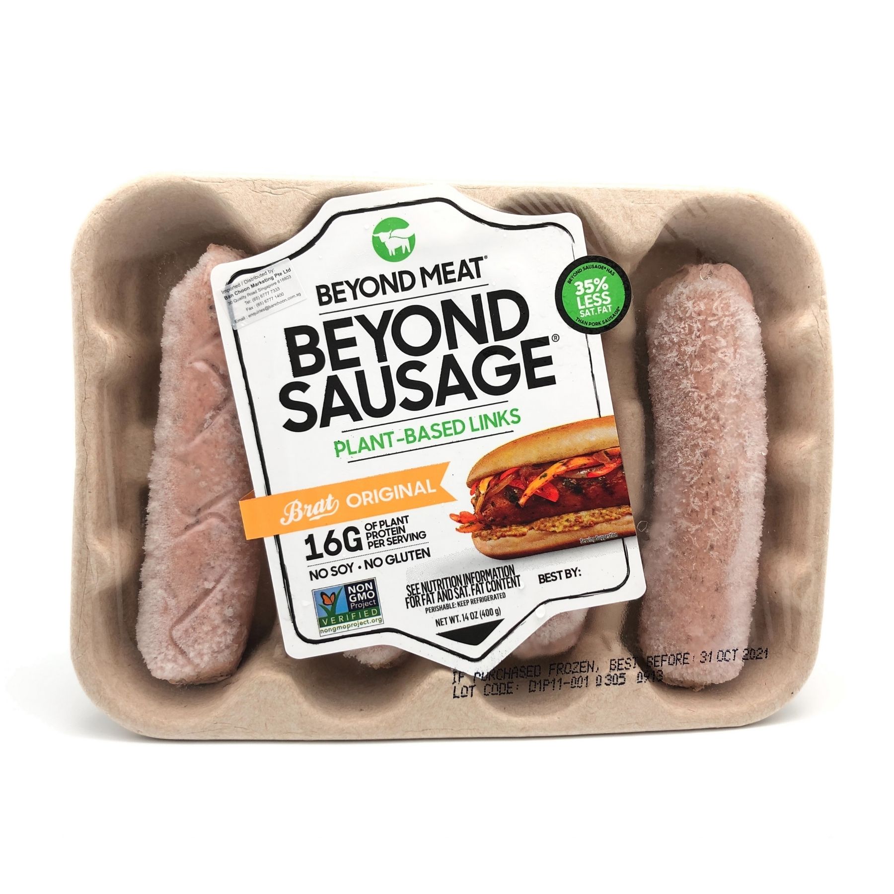 Beyond Meat Plant-Based Sausage Links Original 400g - ZENXIN Singapore